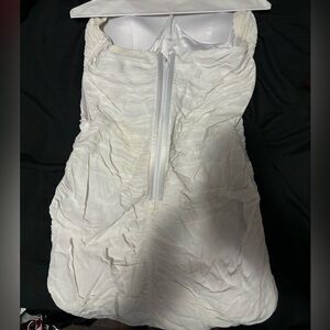 Guess White Strapless Tube Dress